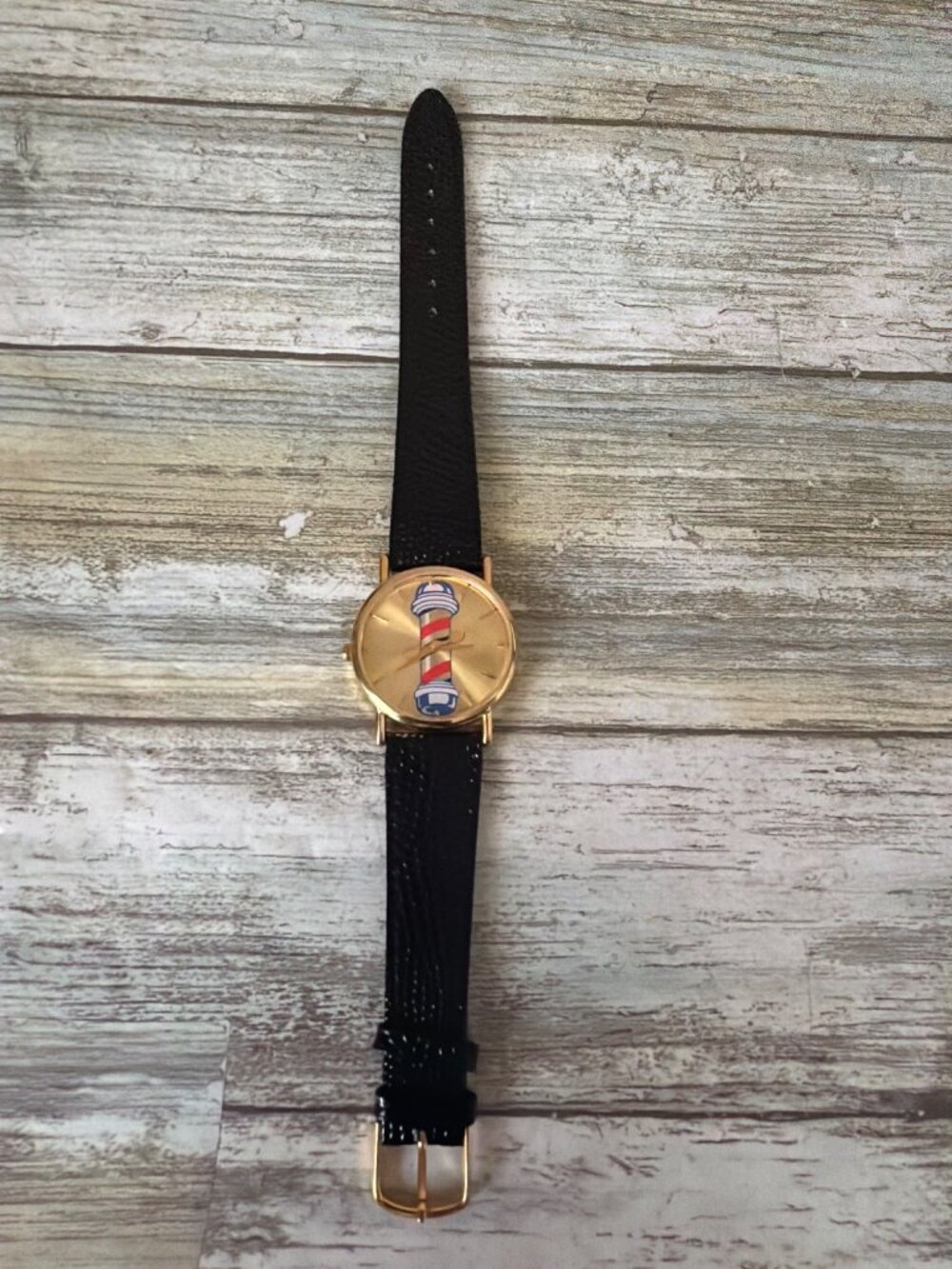 Stylex Quartz Watch Shear Elegance Barber Pole Hong Kong 8.25" Vintage NEW - Picture 11 of 13